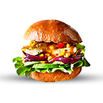 Special Khyber Pass Lamb Burger 