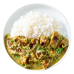 Afghani Masala Fish With Rice 