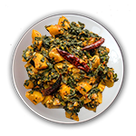 Aloo Palak Dish 